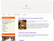 Tablet Screenshot of chefrock.com